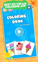 Ice Cream Coloring Book plakat