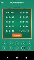 Multiplication Table Games capture d'écran 1