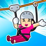 Zipline Rescue Adventure - Sky Rope Puzzle