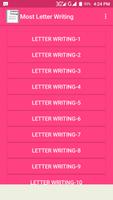 Letter Writing Poster