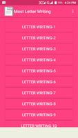 Letter Writing poster