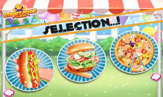 Street Food Pizza Cooking Game スクリーンショット 1