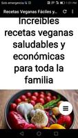 Recetas Veganas Fáciles y Económicas capture d'écran 3