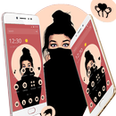 Black Mask Beauty Girl Theme APK