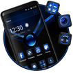 Black and blue theme