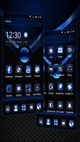 Black and blue theme screenshot 1