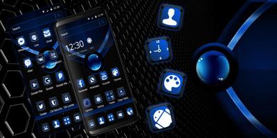 Black and blue theme screenshot 3