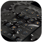 Thème Black Business Gear icône