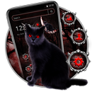 Black Evil Cat Theme APK