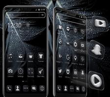 Black feather theme poster