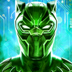 Black Flying Panther Fighting icon