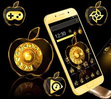 Balck Golden Apple Theme penulis hantaran