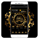 Black Golden Pattern Arabic Allah Theme APK