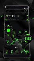 Black Neon Green Light Theme screenshot 2