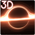 Black Hole 3D Live Wallpaper simgesi