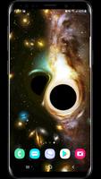 Black Hole 3D Live Wallpaper Ekran Görüntüsü 1