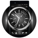 Black Luxury Clock Theme