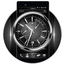 Black Luxury Clock Theme APK