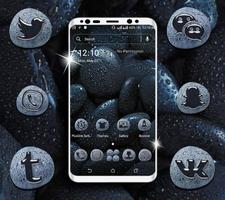 Black Stone Launcher Theme ポスター