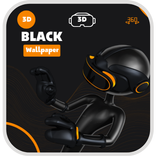 3D Black Wallpaper