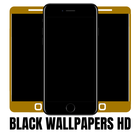 Black Wallpapers 4k HD Offline simgesi