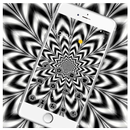 Thème vague texture blanc noir APK
