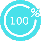 100% Merged icon
