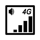 4G LTE / 5G coverage monitor biểu tượng