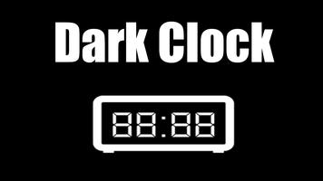 Dark Clock Lock Screen Affiche