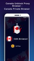 Canada Unblock Proxy Browser - Private Browser पोस्टर