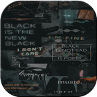 Black Aesthetic Wallpaper icon