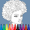 Black African Girl Coloring APK