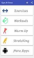 Gym Workout At Home Cartaz
