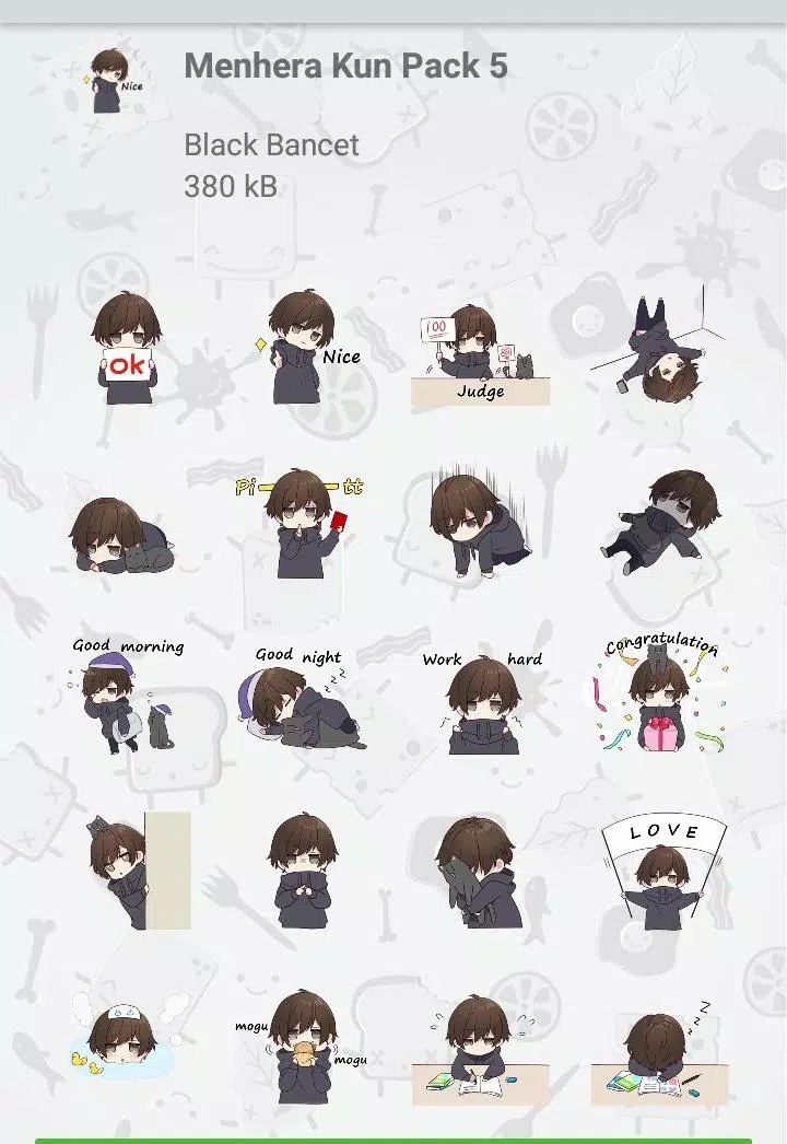 Menhera-kun - Stickers for WhatsApp