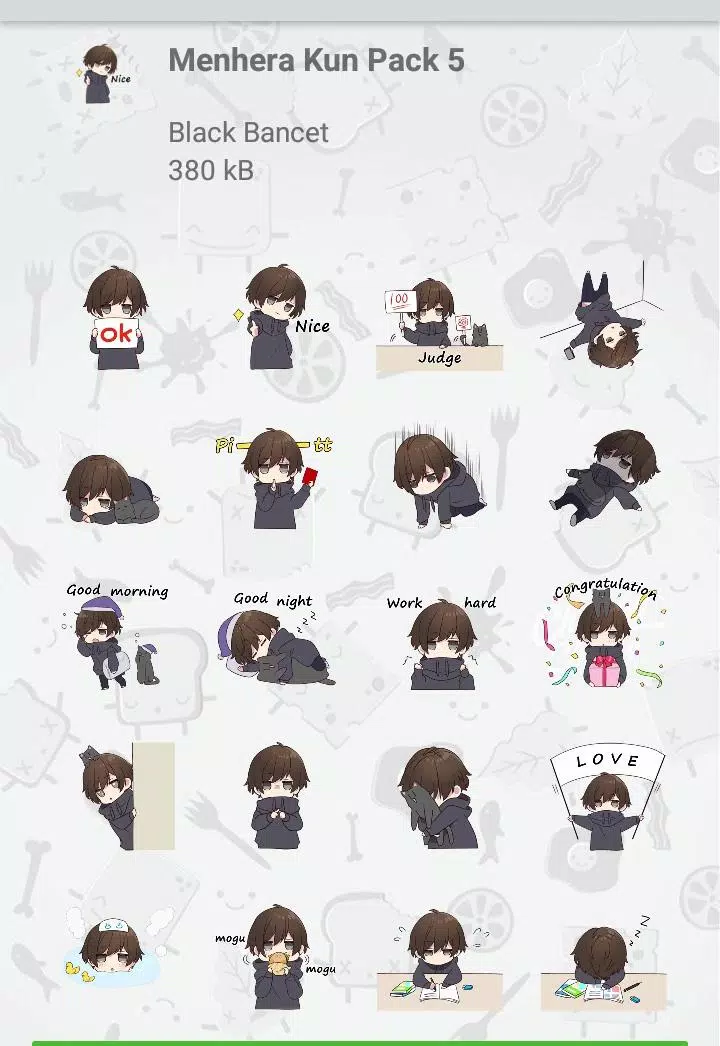 Menhera-kun 1 - Download Stickers from Sigstick