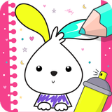 Coloring games for kids Learn icon
