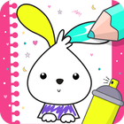 Coloring games for kids Learn ikona