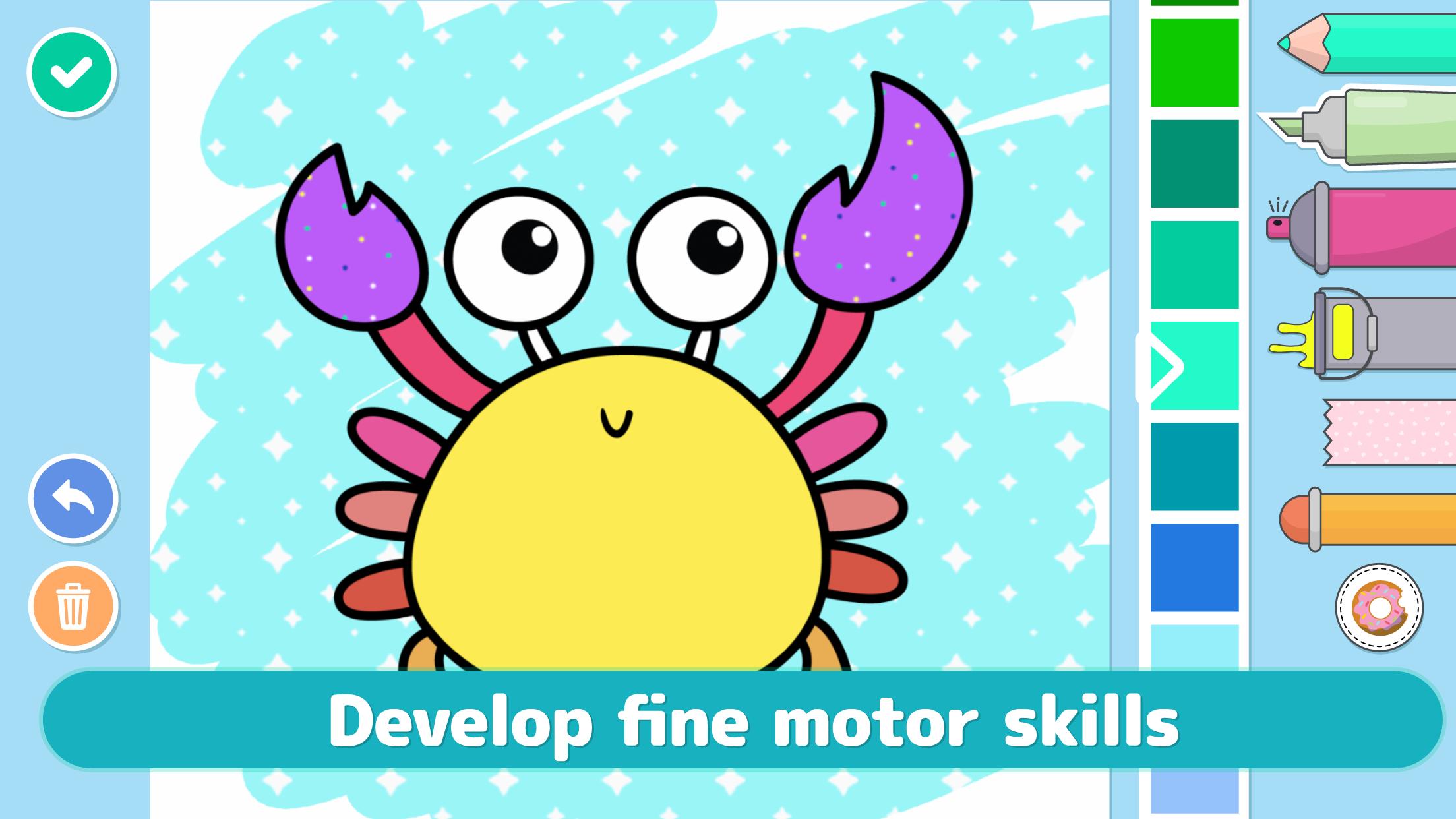Coloring Games For Kids Learn Painting Games For Android Apk