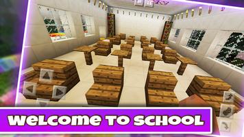 Poster New High School 2019 Girls Funny Minigame MCPE