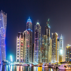 Dubai Night Live Wallpaper icône