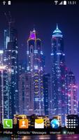 Dubai Night Live Wallpaper imagem de tela 2