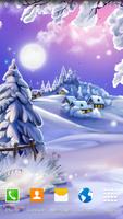 Winter Landscape Wallpaper Affiche
