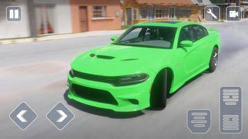 Driving Dodge Charger Race Car اسکرین شاٹ 1