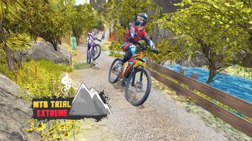 MTB Downhill Mountainbike Plakat