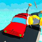 Blocky Car Rush 3D icône