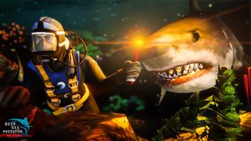 Mer Prédateur Attaque- Plongeur vs Jeux de requin capture d'écran 1
