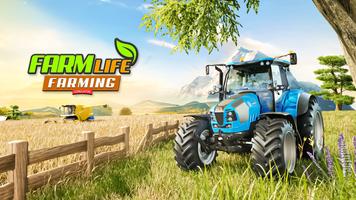 Farm Life Tractor Simulator 3D poster