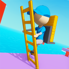 Ladder memanjat perlumbaan tan ikon