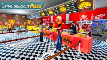 simulator restoran toko pizza poster