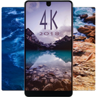 4K-achtergronden en Amoled HD--icoon